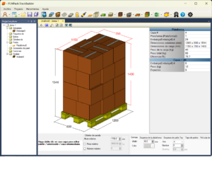 captura de pantalla de stackbuilder en una solución de paletización